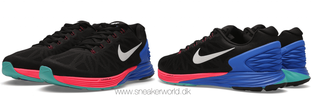 Nike Lunarglide 6 Black and Hyper Cobalt