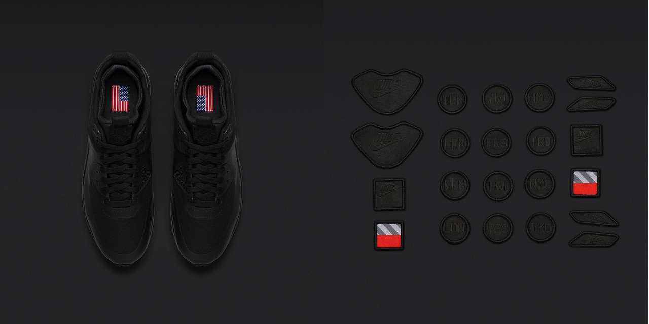Nike Air Max 90 Sneakerboot Patch Black Sneakerworld Header