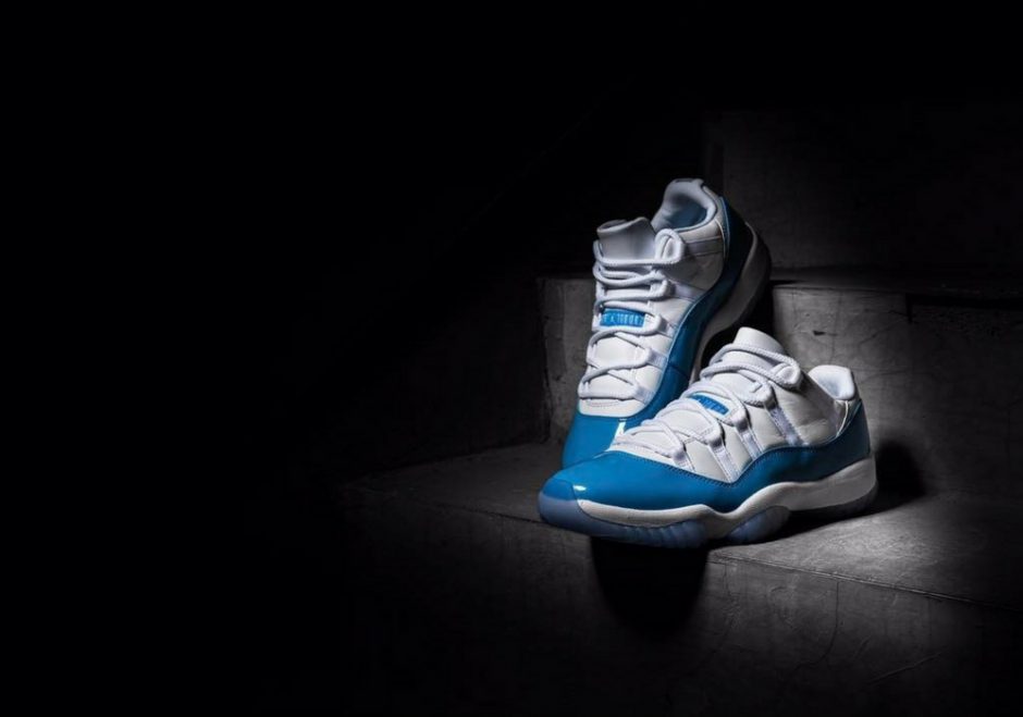 Nike Air Jordan 11 Low WhiteUniversity Blue (1)