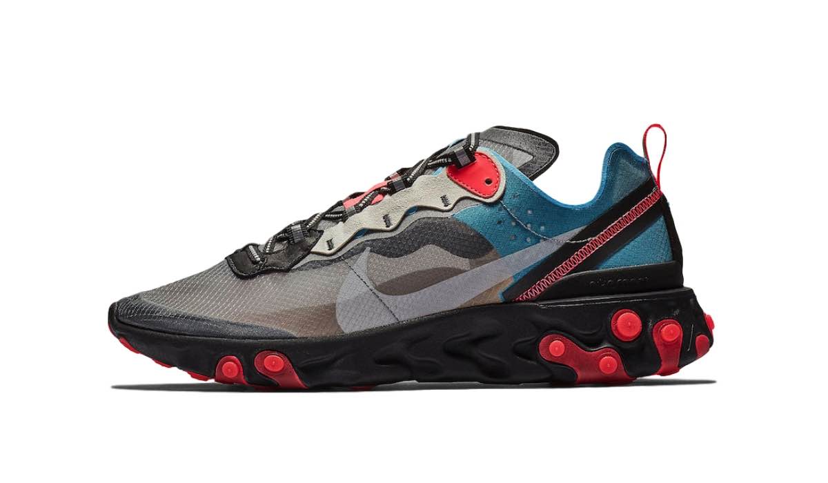 Nike React Element 87 “Blue Chill/Solar Red“