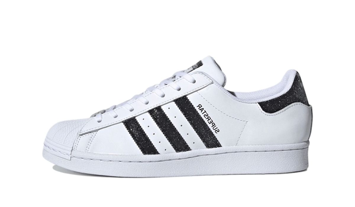 Swarovski x adidas Superstar White Black
