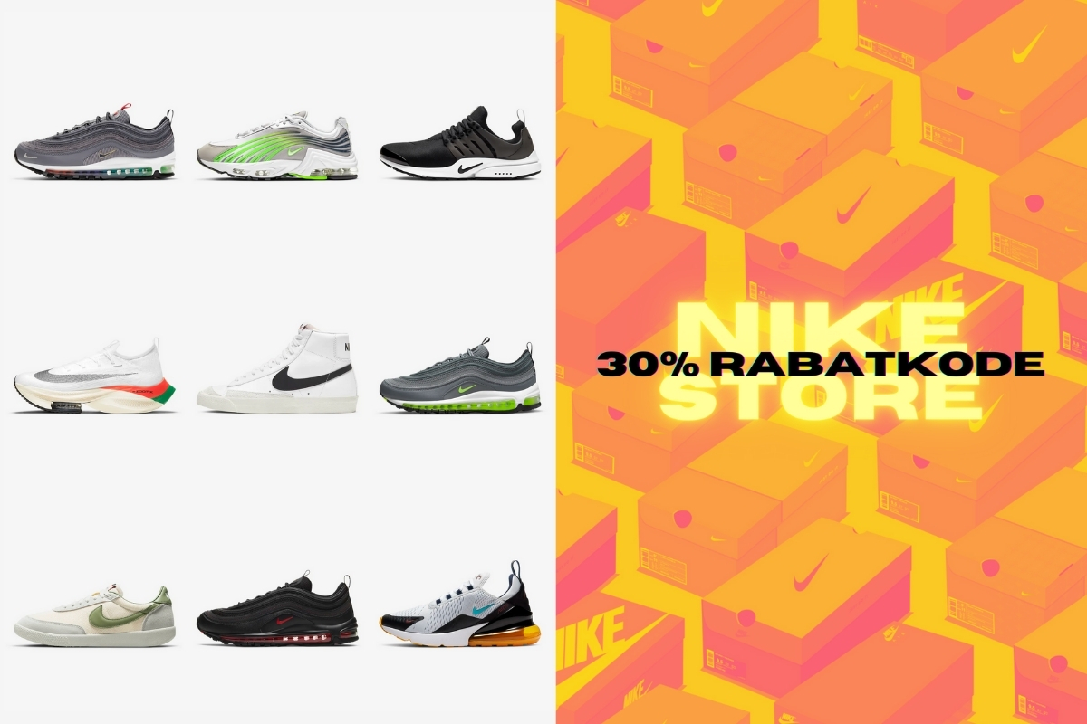 30% rabatkode til Nike Store | Gælder både nye varer og udsalg