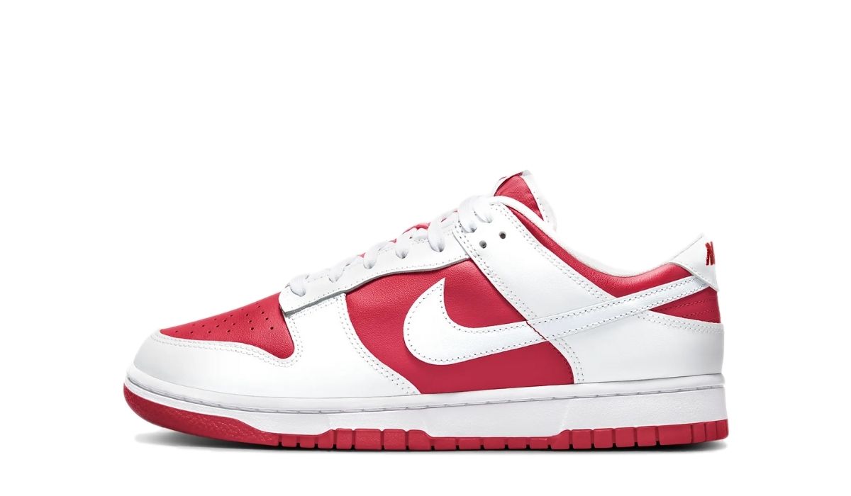 Nike Dunk Low Red White University Red