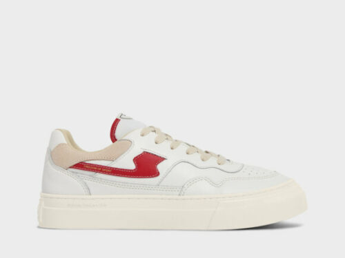 Pearl S-Strike Leather White/Red