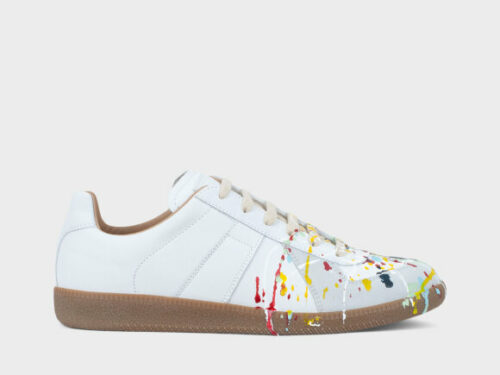 Replica Painted Sneakers White