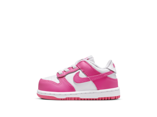 Nike Dunk Low-sko til babyer/småbørn - hvid