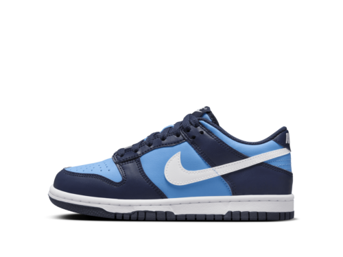 Nike Dunk Low-sko til større børn - blå
