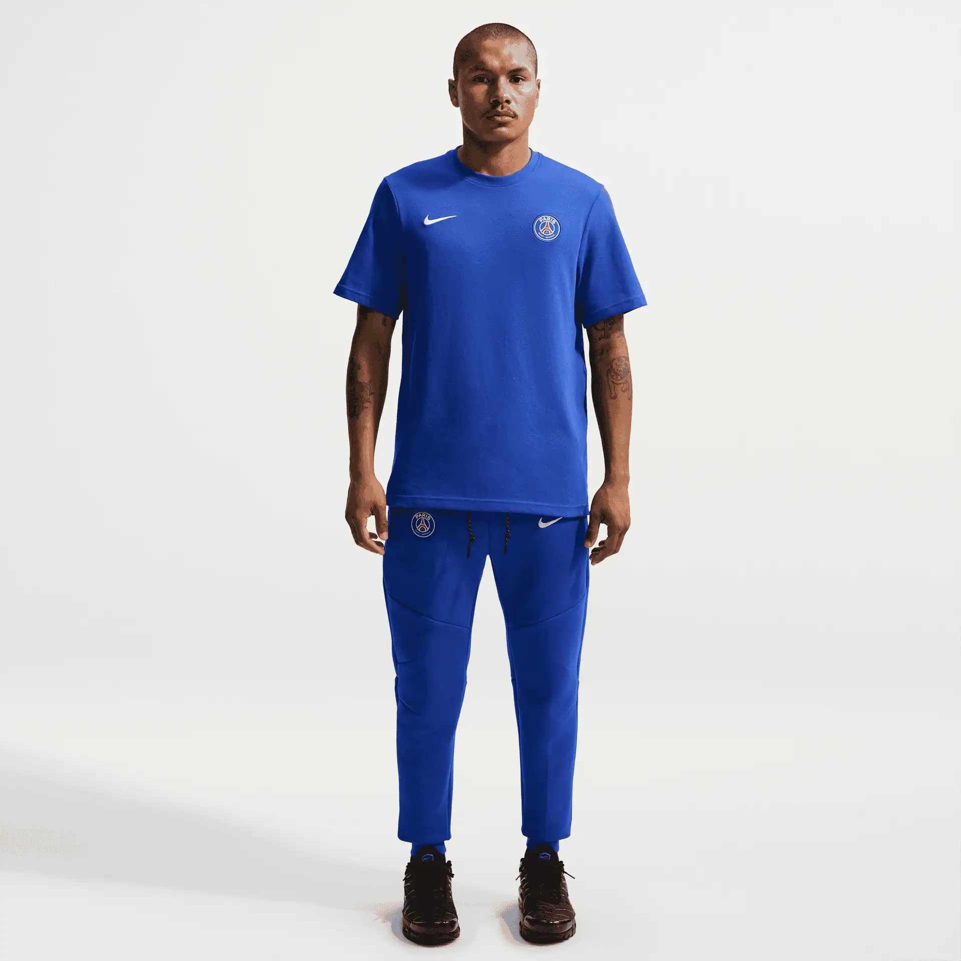 Paris Saint-Germain Tech Fleece Nike-fodboldjoggers til mænd – blå